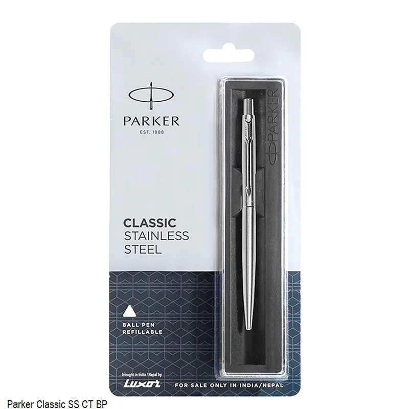 Parker Classic Stainless Steel Ball Pen Refillable 111