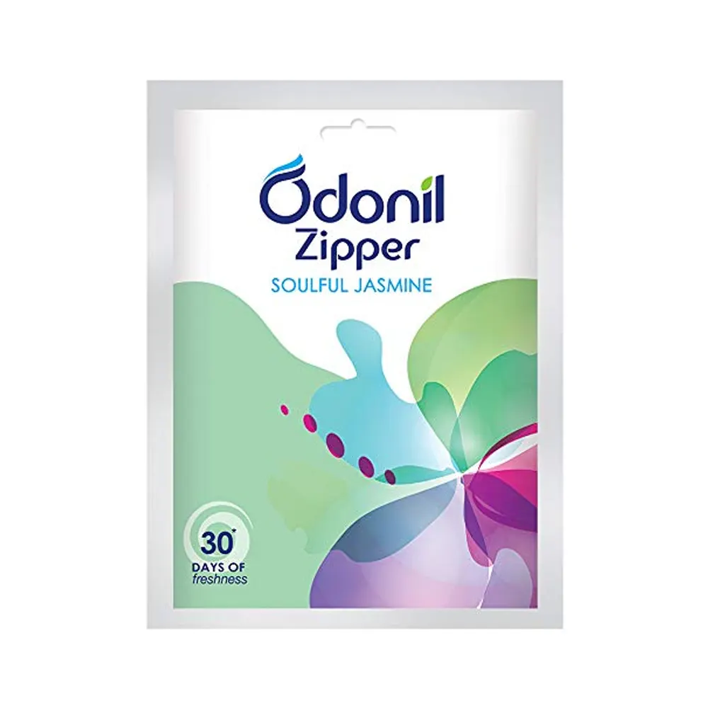 Odonil Zipper Soulful Jasmine Air Freshener New 10G