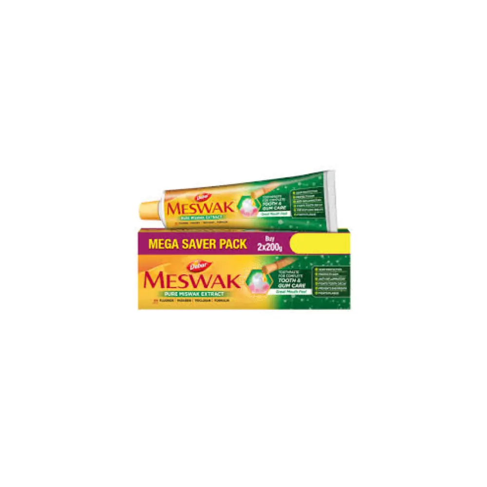 Dabur Meswak Pure Miswak Extract Toothpaste For Complete Tooth And Gum Care 200G