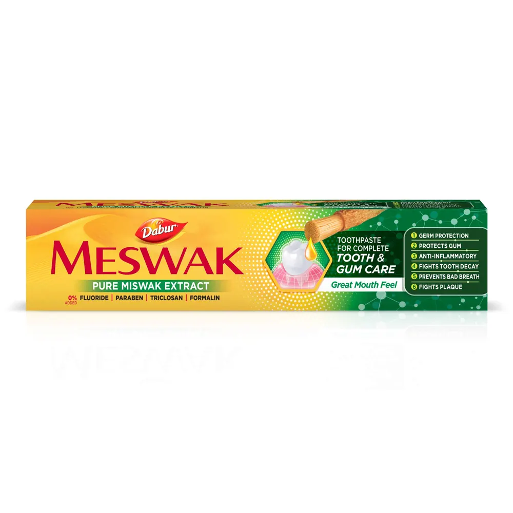 Dabur Meswak Pure Miswak Extract Toothpaste For Complete Tooth And Gum Care 300G