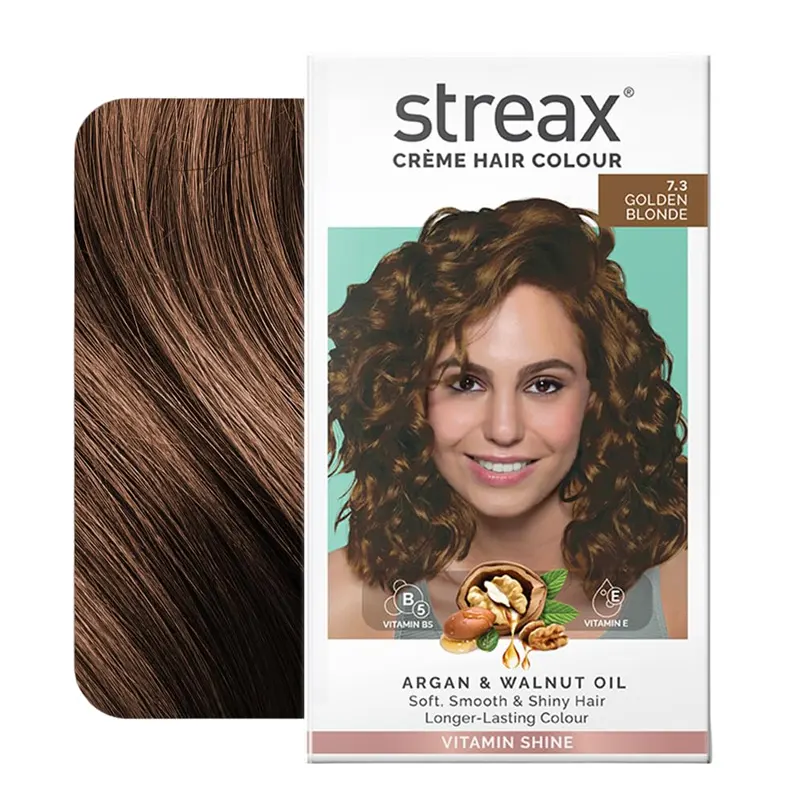 Streak Cream Hair Colour Shine On 7.3 Golden Blonde 50G