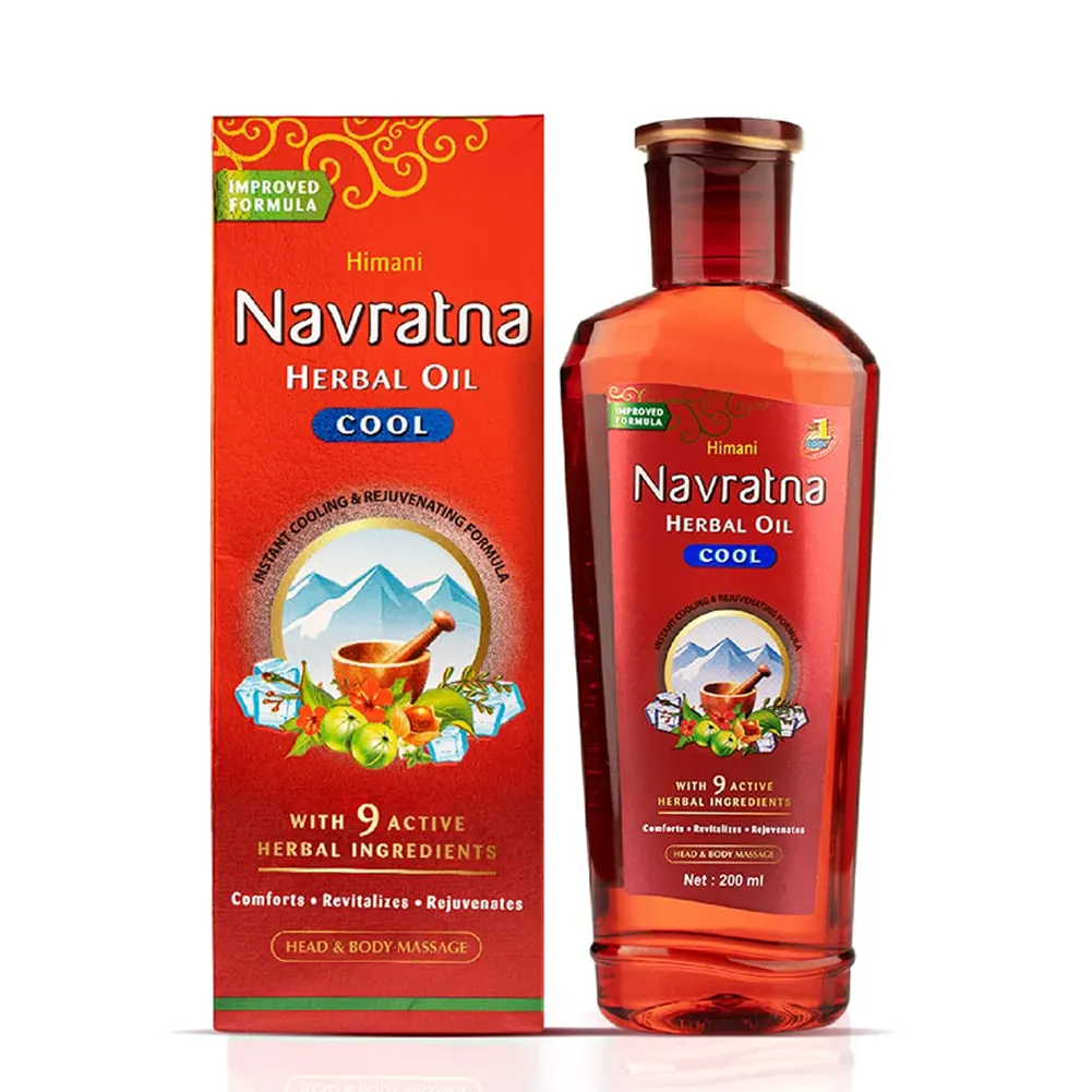 Navratna Ayurvedic Oil Cool 200Ml