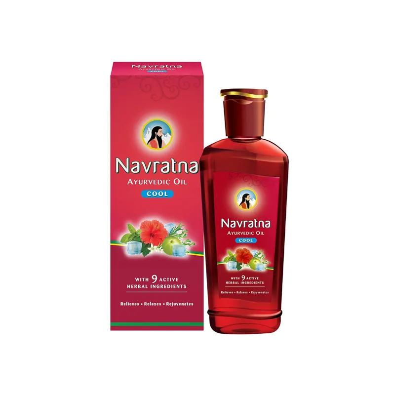 Navratan Ayurvedic Oil Thanda Thanda Cool Cool 90Ml