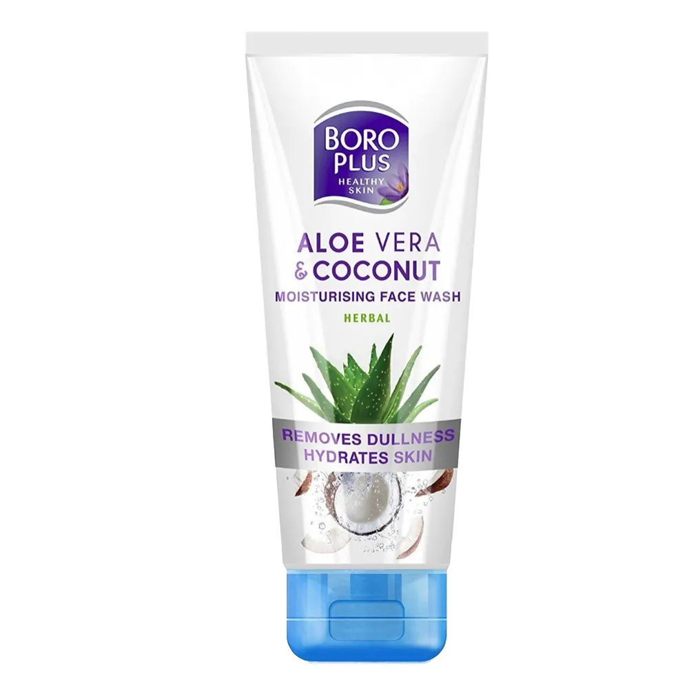 Boro Plus Aloe Vera & Coconut Moisturising Face Wash 60Ml