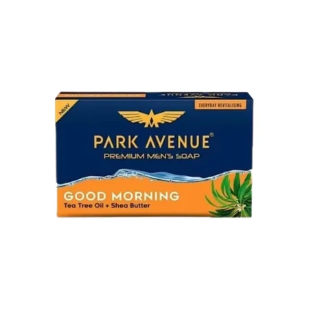 Park Avenue Premium Men'S Soap Good Morning Tea Tree Oil + Shea Butter 125G