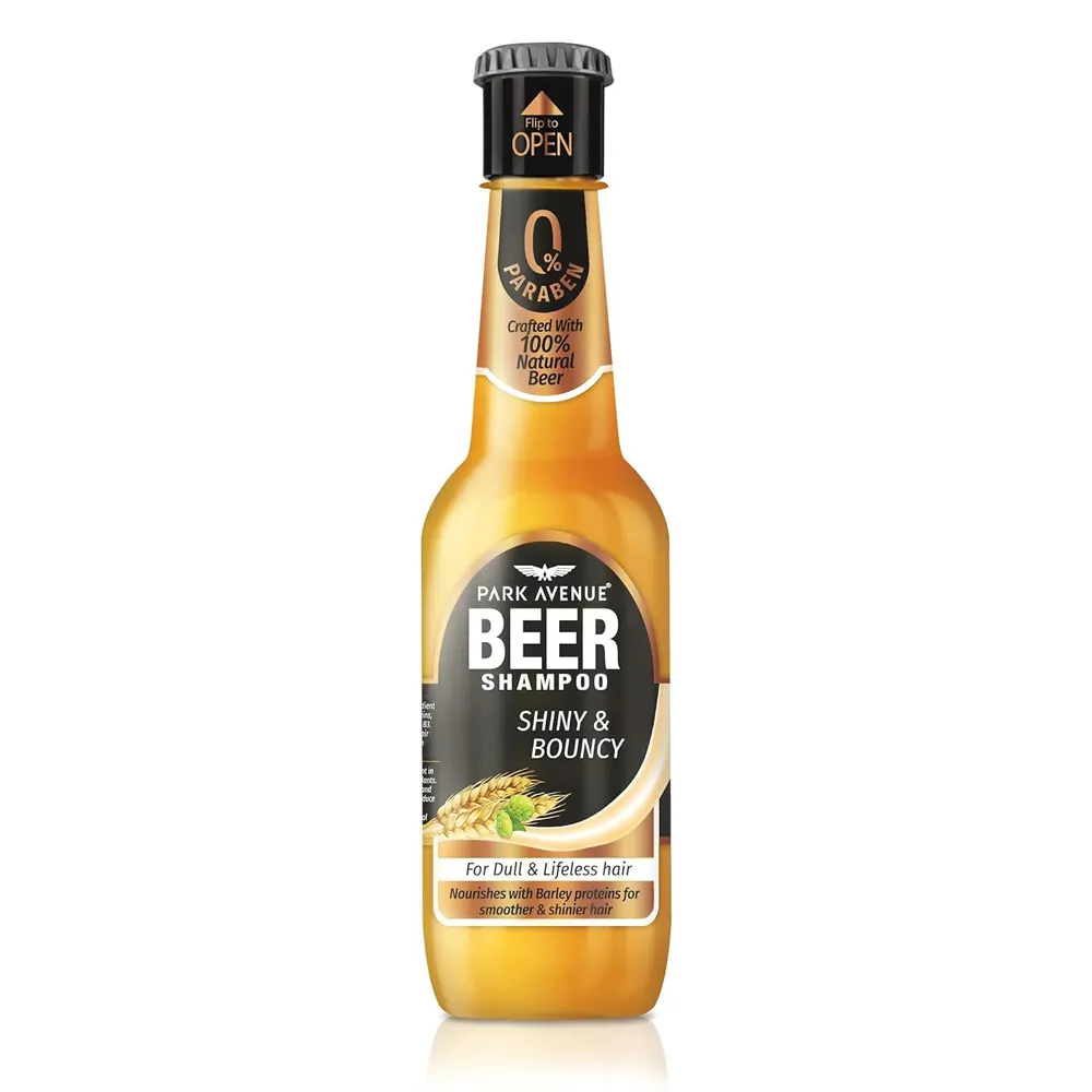 Park Avenue Beer Shampoo Shiny & Bouncy For Dull & Lifeless Hair 350Ml