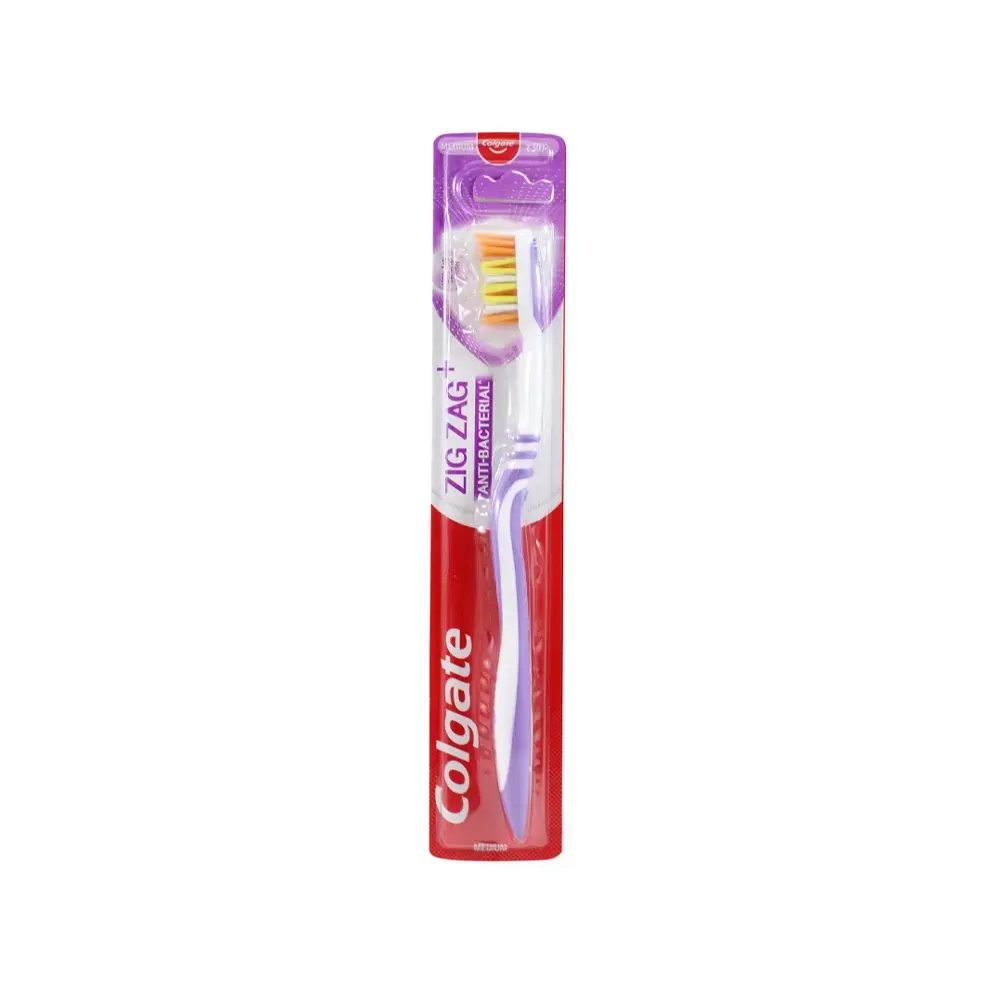 Cogate Zig Zag + Anti-Bacterial Medium Toothbrush 1N
