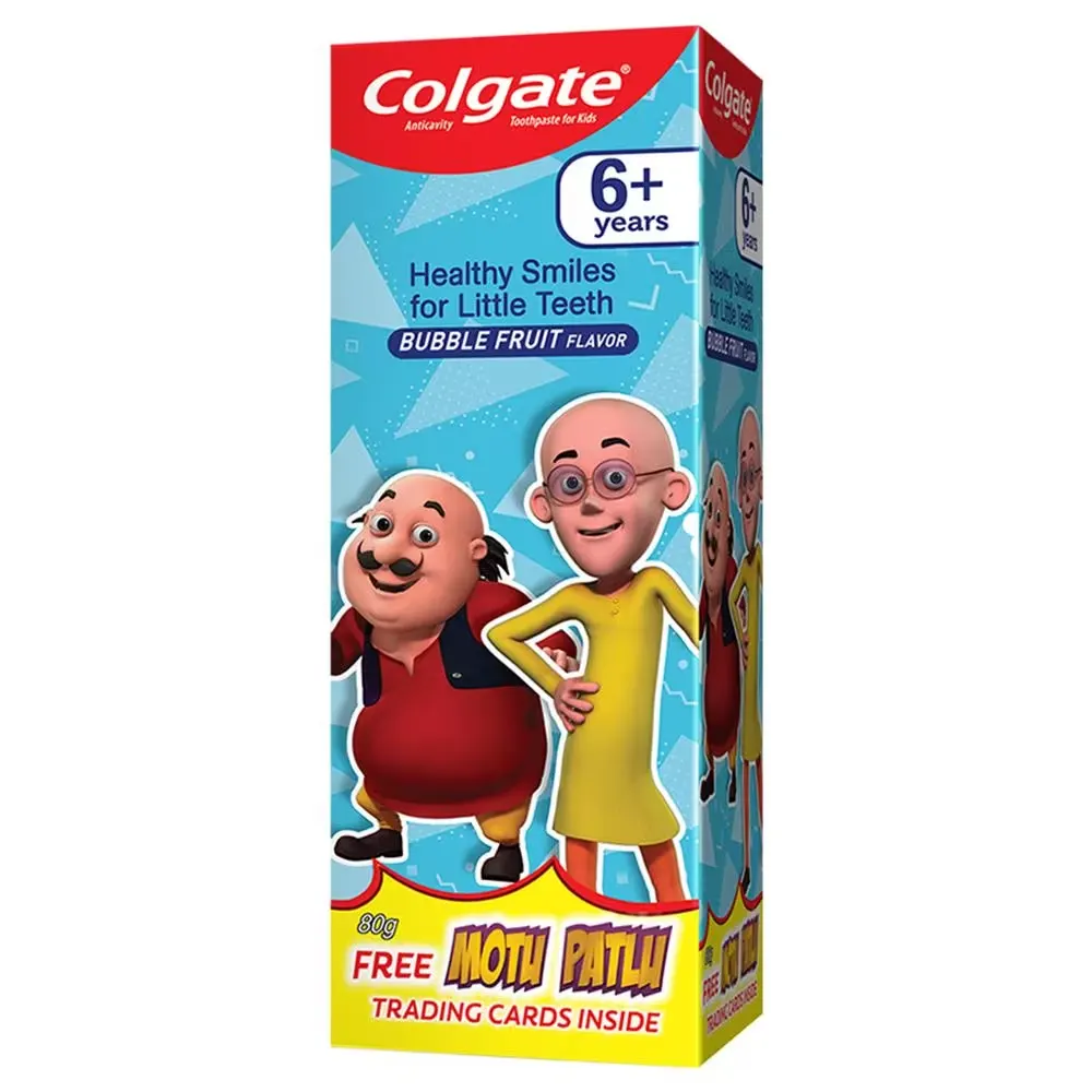 Colgate Healthy Smiles For Little Teeth Bubble Fruit Flavor 6+ Years 80G