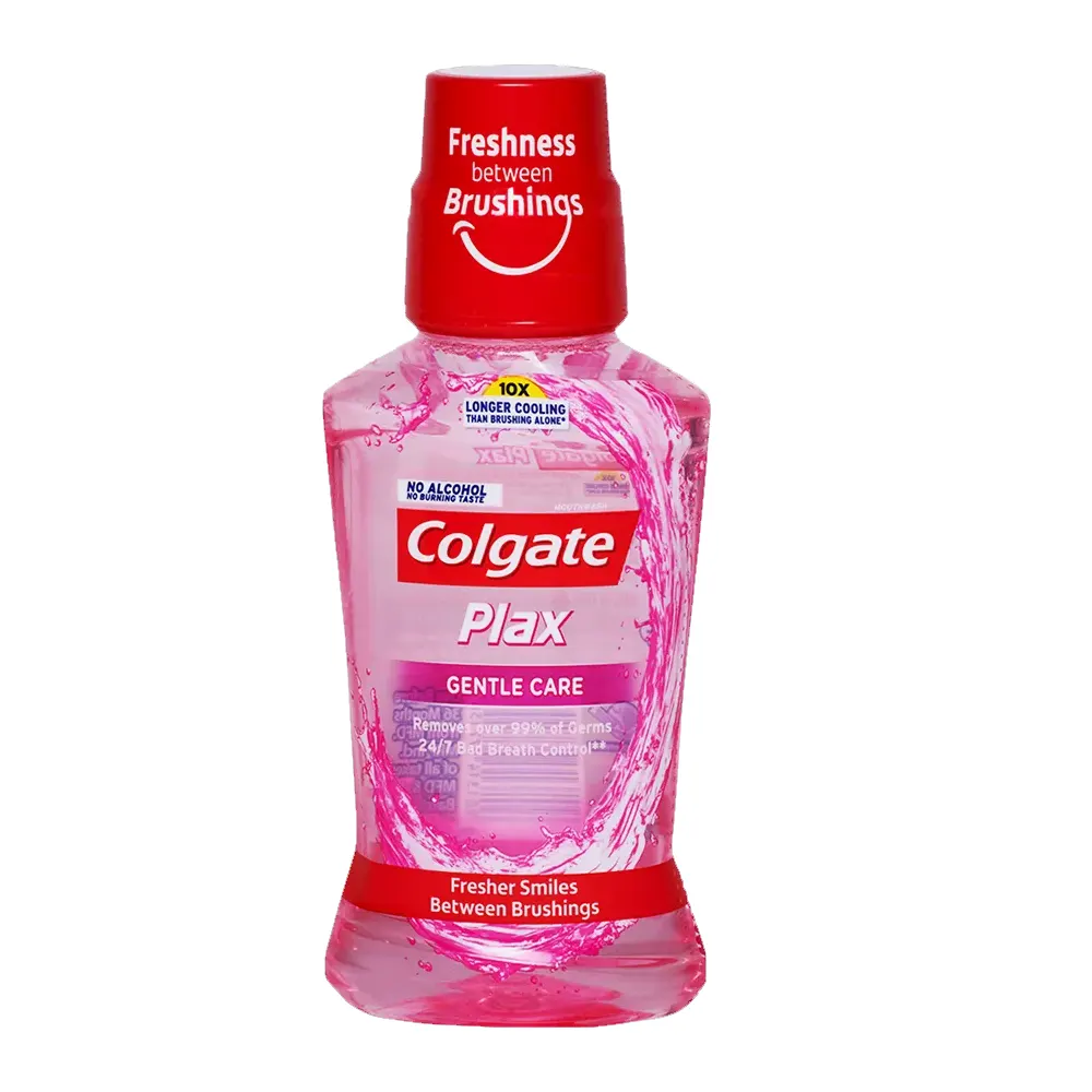 Colgate Plax Complete Care Removes Over 99% Of Germs 24/7 Bad Breath Control Fresher Smiles Between Brushings 250Ml