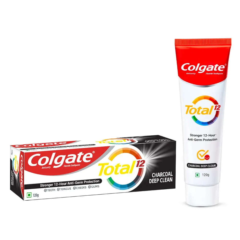 Colgate Total 12 Whole Mouth Health Charcoal Deep Clean 120G