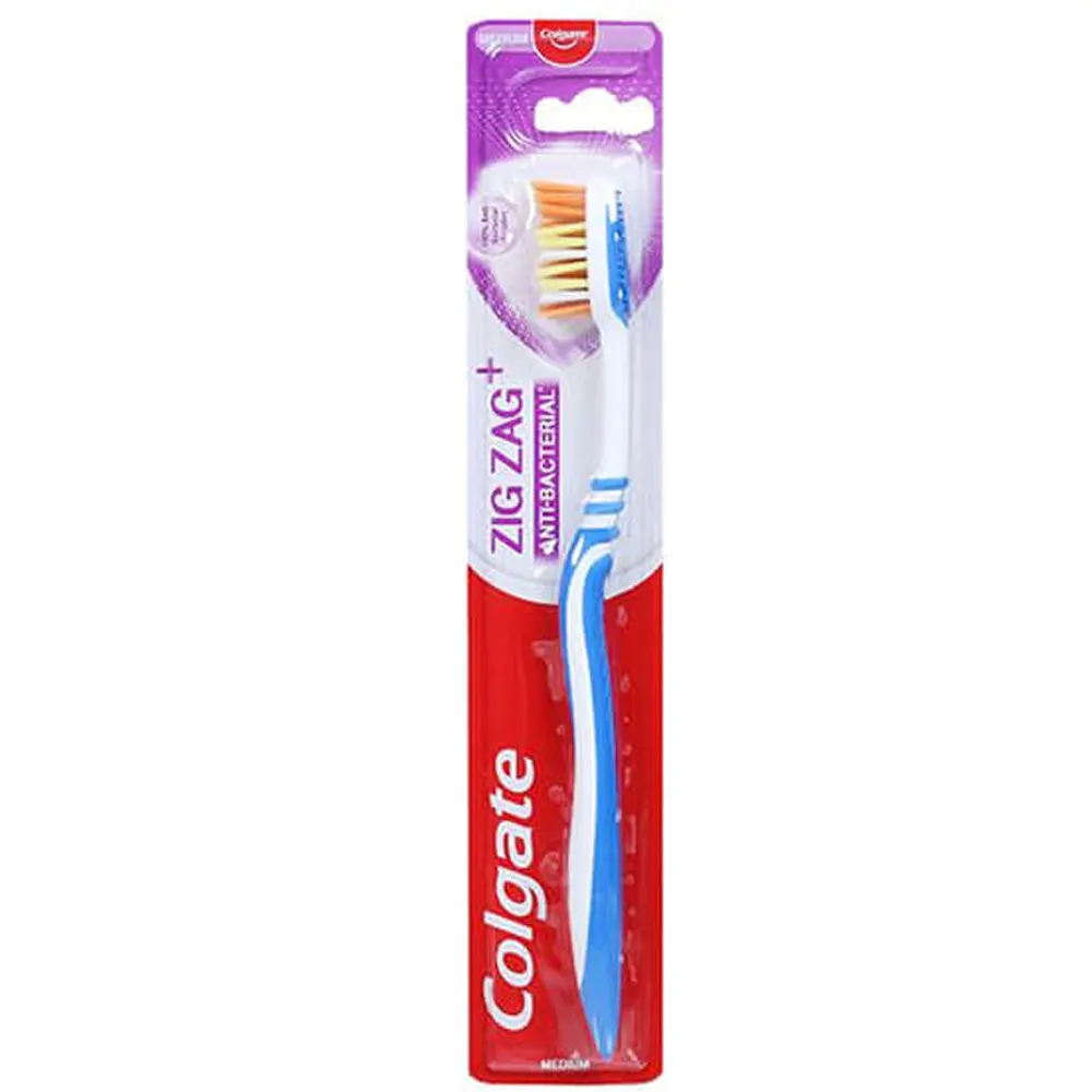 Colgate Zig Zag Antibacterial 100% Antibacterial Bristles 1N