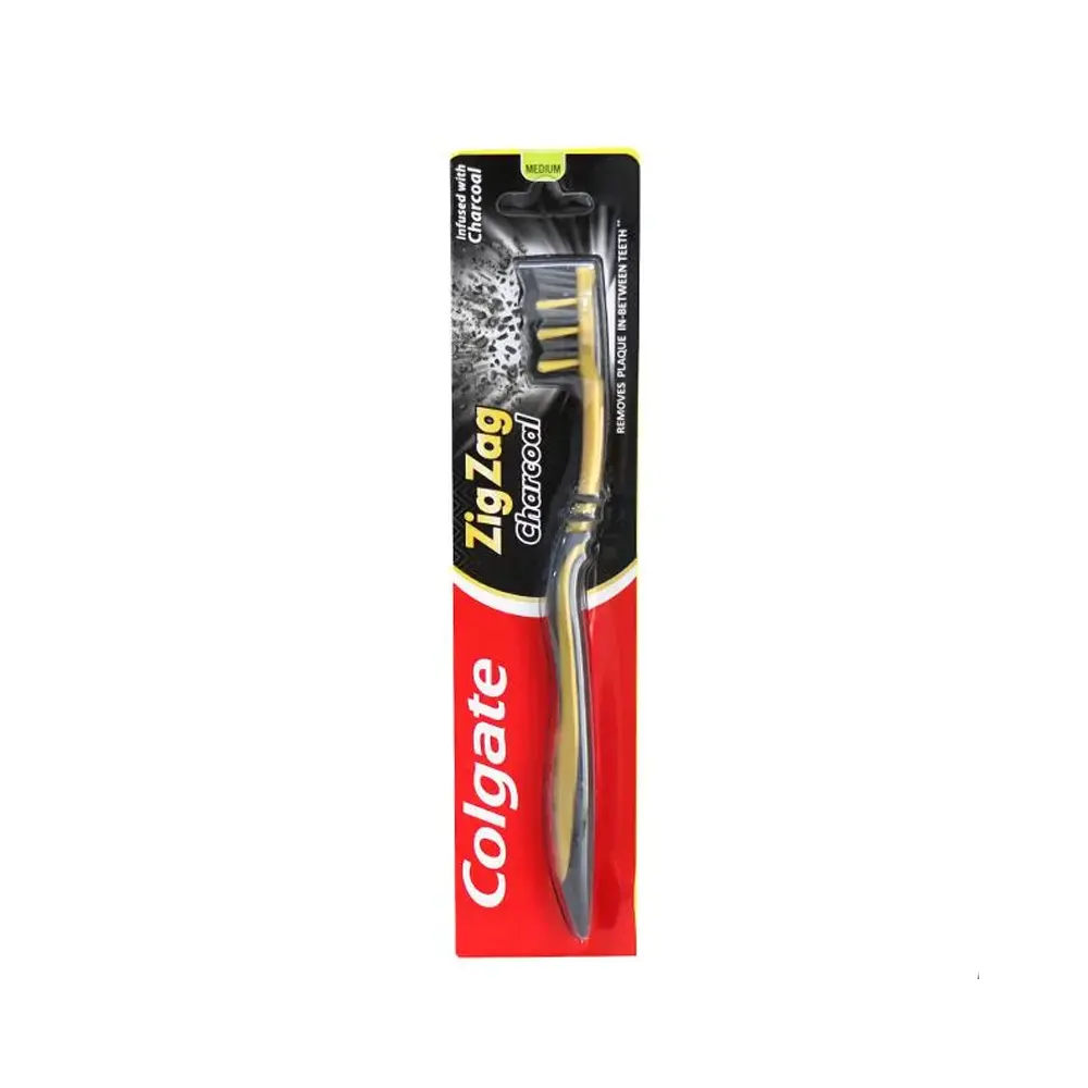 Colgate Zig Zag Charcoal Removes Plaque Infused With Charcoal Extracts 1N