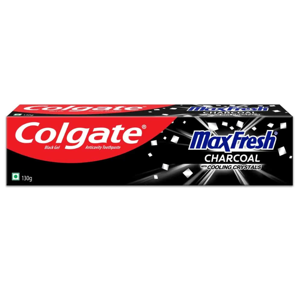 Colgate Max Fresh Charcoal With Cooling Crystals Black Gel Anticavity Toothpaste 30G