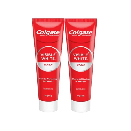 Colgate Visible White Daily Starts Whitening In 1 Week  Saver Pack 200G+40G= 240G
