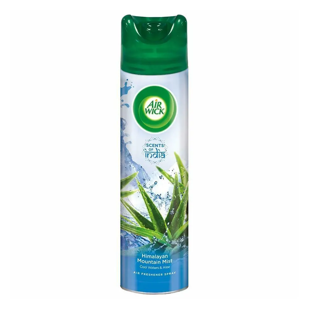 Air Wick Scents Of India Himalayan Mountain Mist Cool Waters And Aloe Air Freshner Spray 245Ml