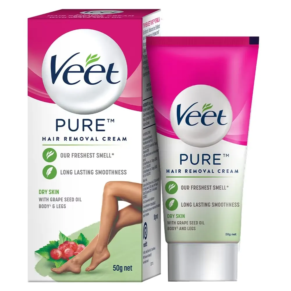 Veet Hair Removal 5 In 1 Skin Benefits Dry Skin 50G