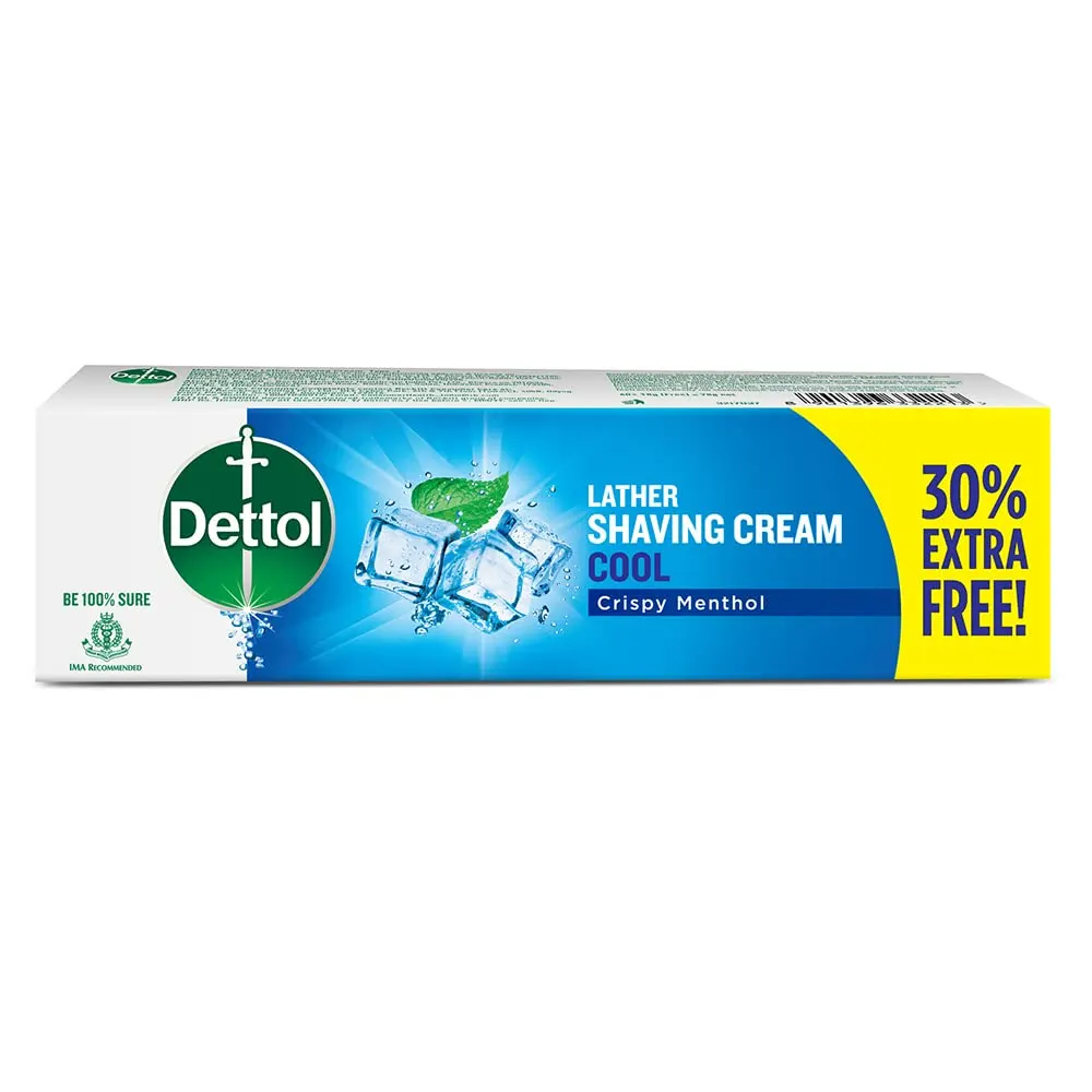 Dettol Cool Crispy Menthol Leather Shaving Cream 78G