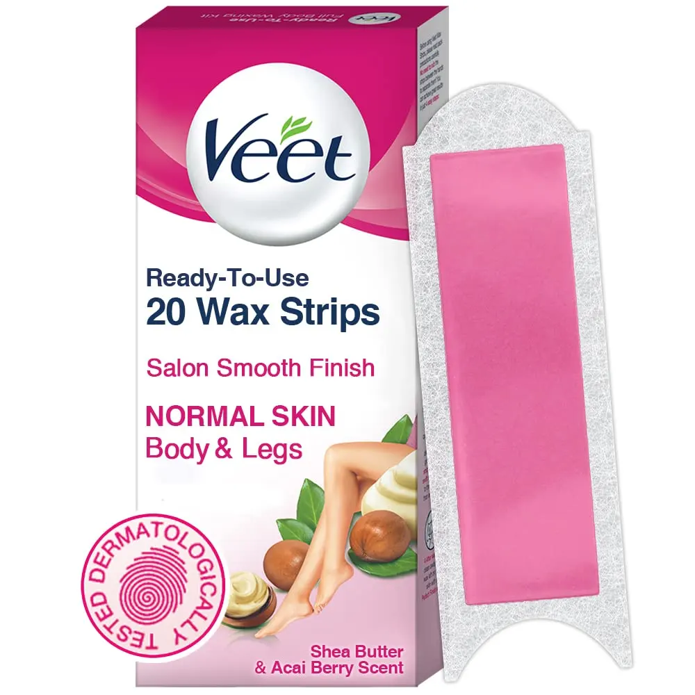 Veet Ready-To-Use Full Body Waxing Kit Normal Skin