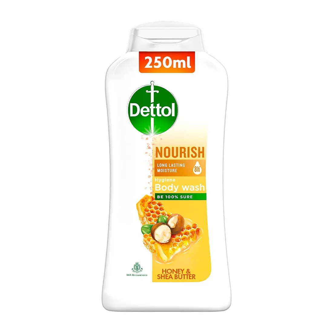Dettol Nourish Long Lasting Hygiene Body Wash Honey And Shea Butter 250Ml