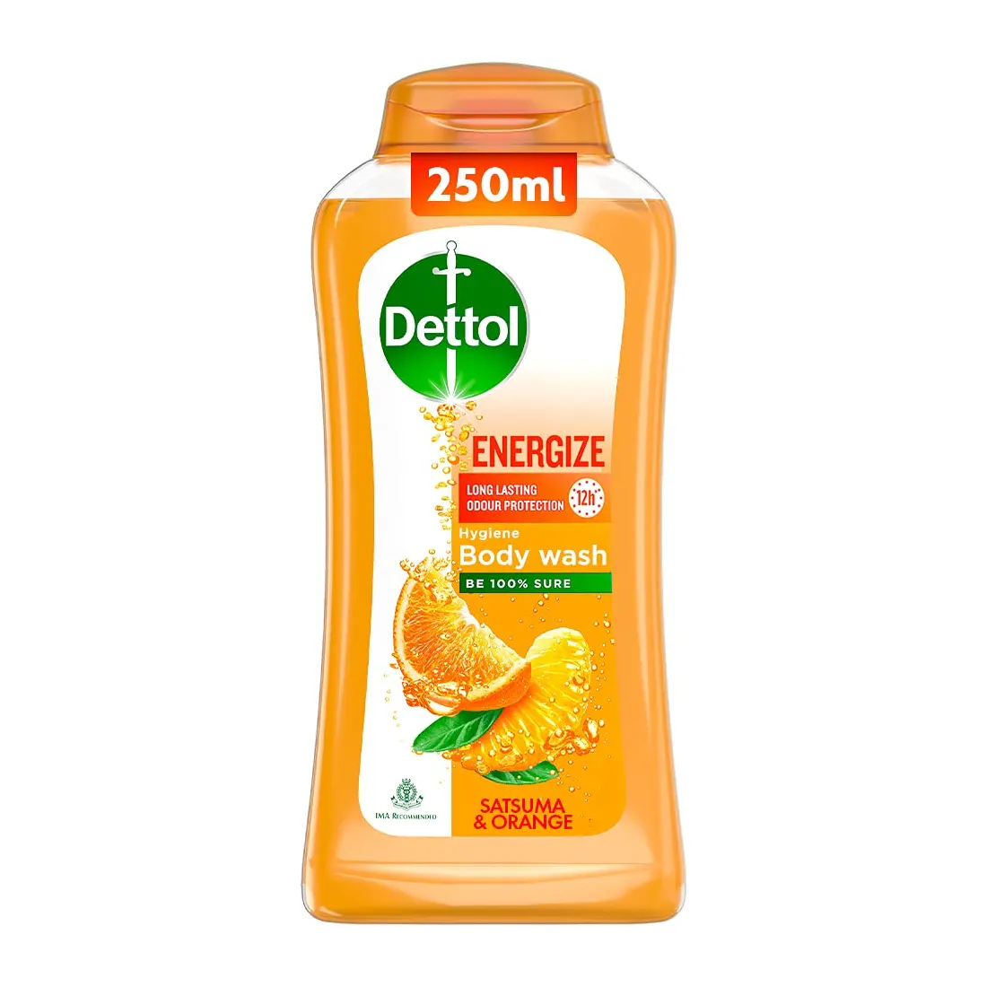 Dettol Energize Hygiene Body Wash Satsuma And Orange 250Ml