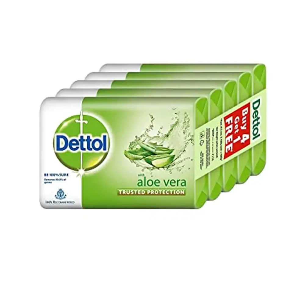 Dettol With Aloe Vera Trusted Protection 100X5N