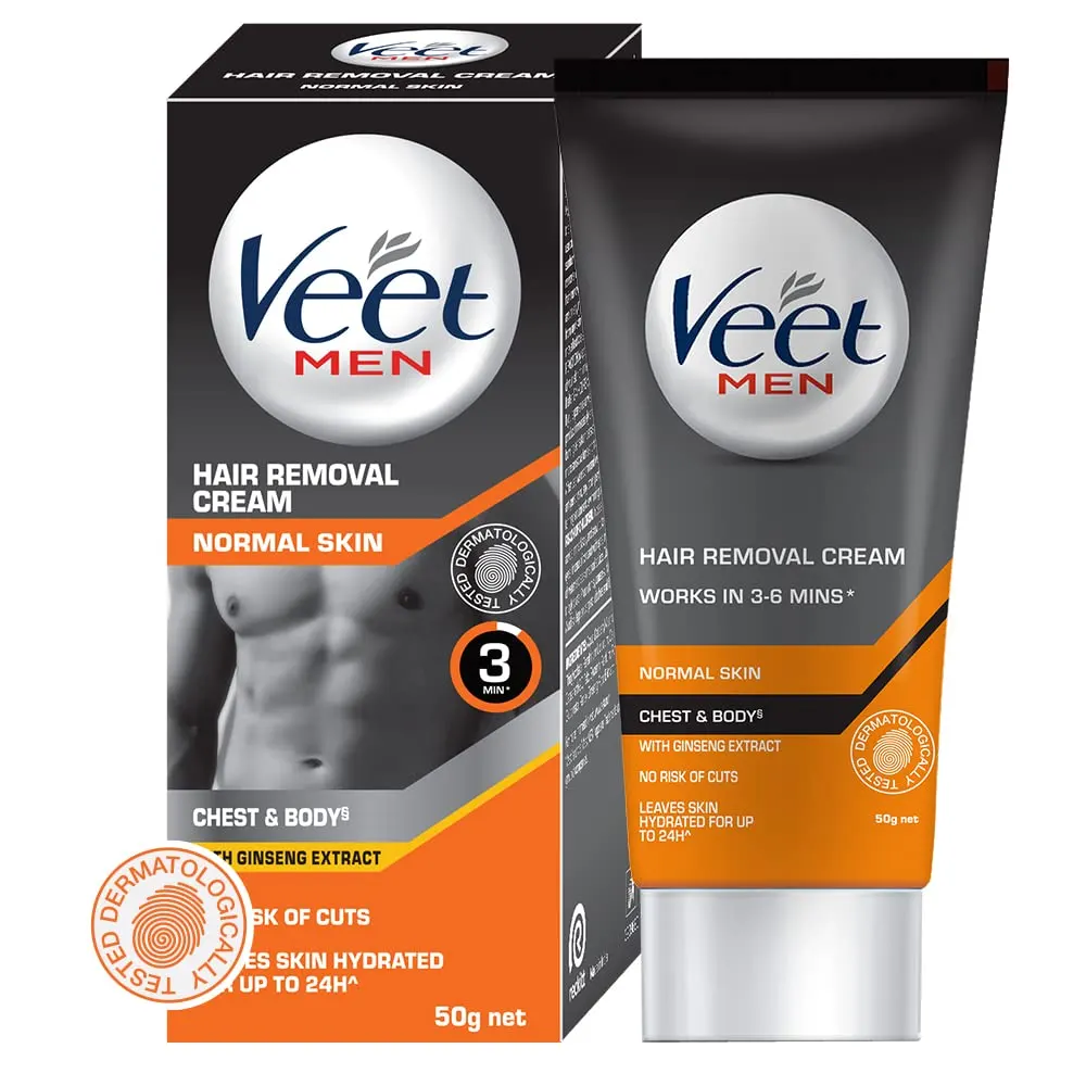 Veet Men Hair Removal Cream Chest And Body 25G + 5G