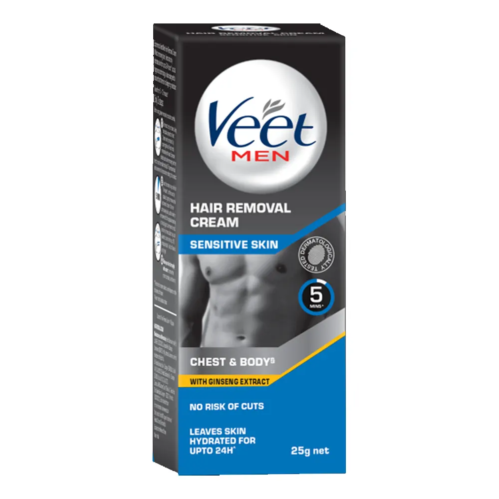 Veet Men Hair Removal Cream Chest And Body Sensitive Skin 30G