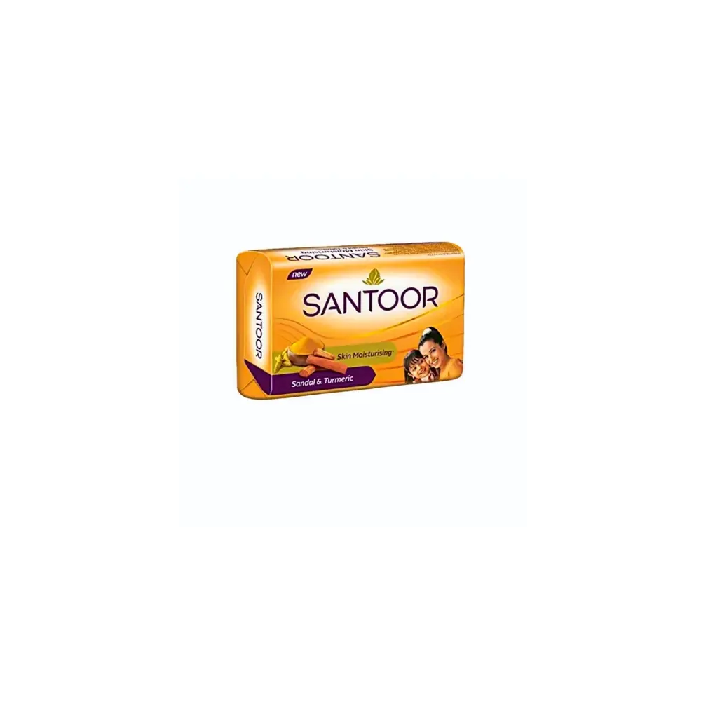 Santoor Skin Moisturishing Sandal & Turmeric Bathing Bar 40G