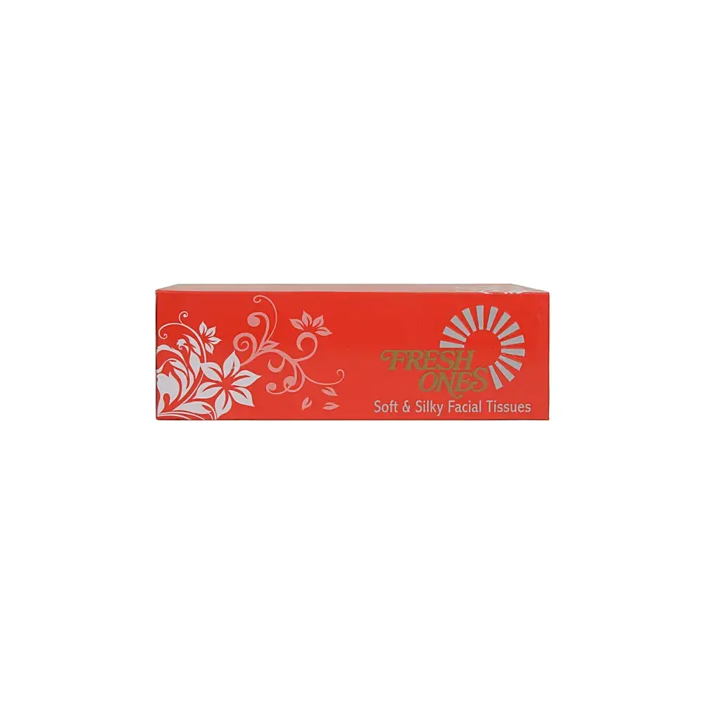Fresh Ones Soft & Silky 2Ply Face Tissue (20 Cms X 20 Cms) 100N In 1N
