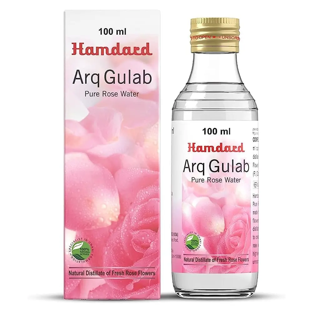 Hamdard Arq Gulab Pure Rose Water 100Ml