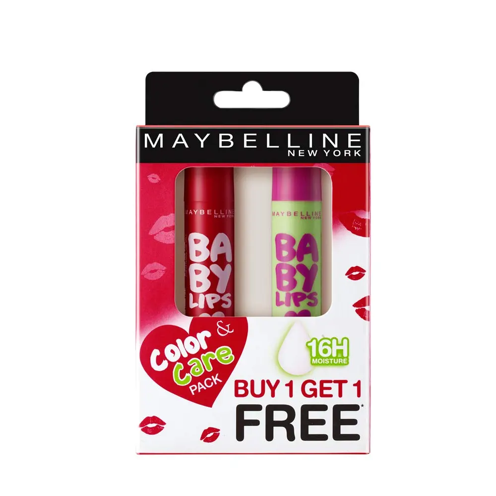 Maybelline Baby Lips Color Berry Crush 4G + Baby Lips Watermelon Smooth 4G