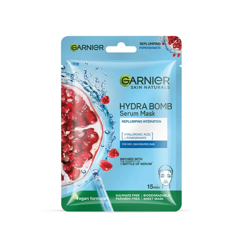 Garnier Skin Naturals Serum Mask Hydra Bomb Super Hydrating Purifying Tissue Mask 32G.