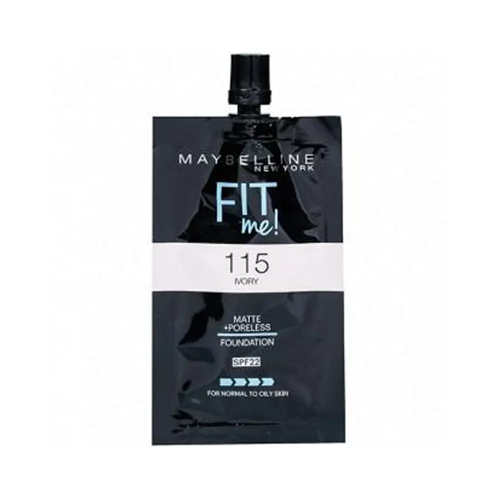 Maybelline Fit Me 115 Ivory Matte + Poreless Liquid Foundation 5Ml