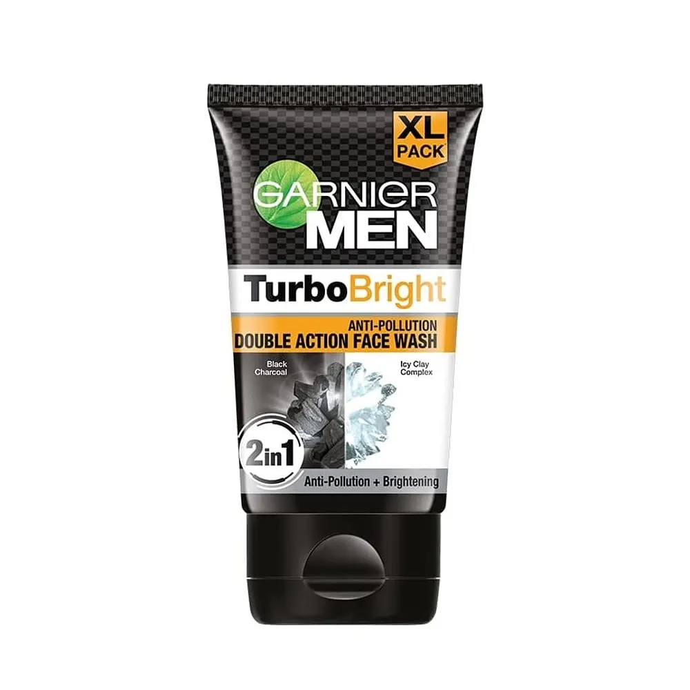 Garnier Men Turbo Bright Brightening Face Wash 2 In 1 50G