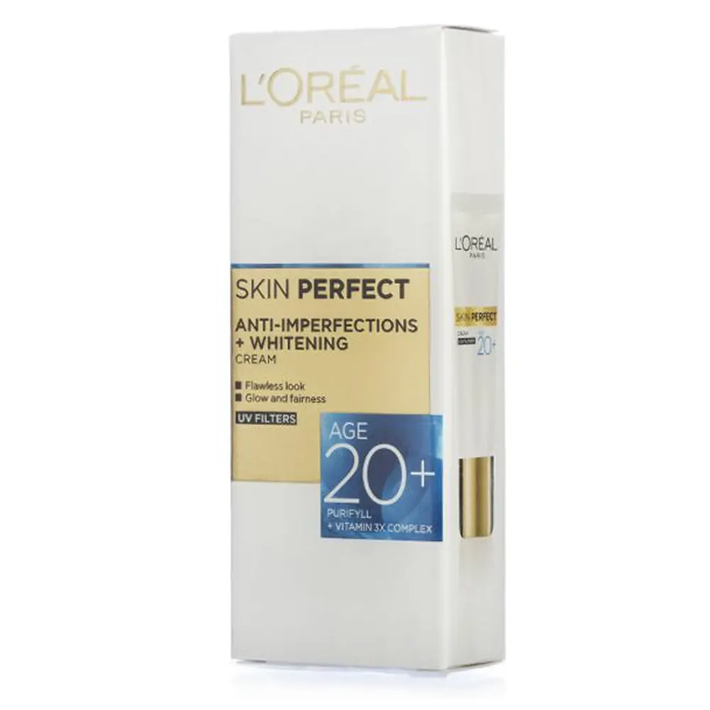 L'Oreal Paris Skin Perfect Anti-Imperfections + Whitening Cream 18G