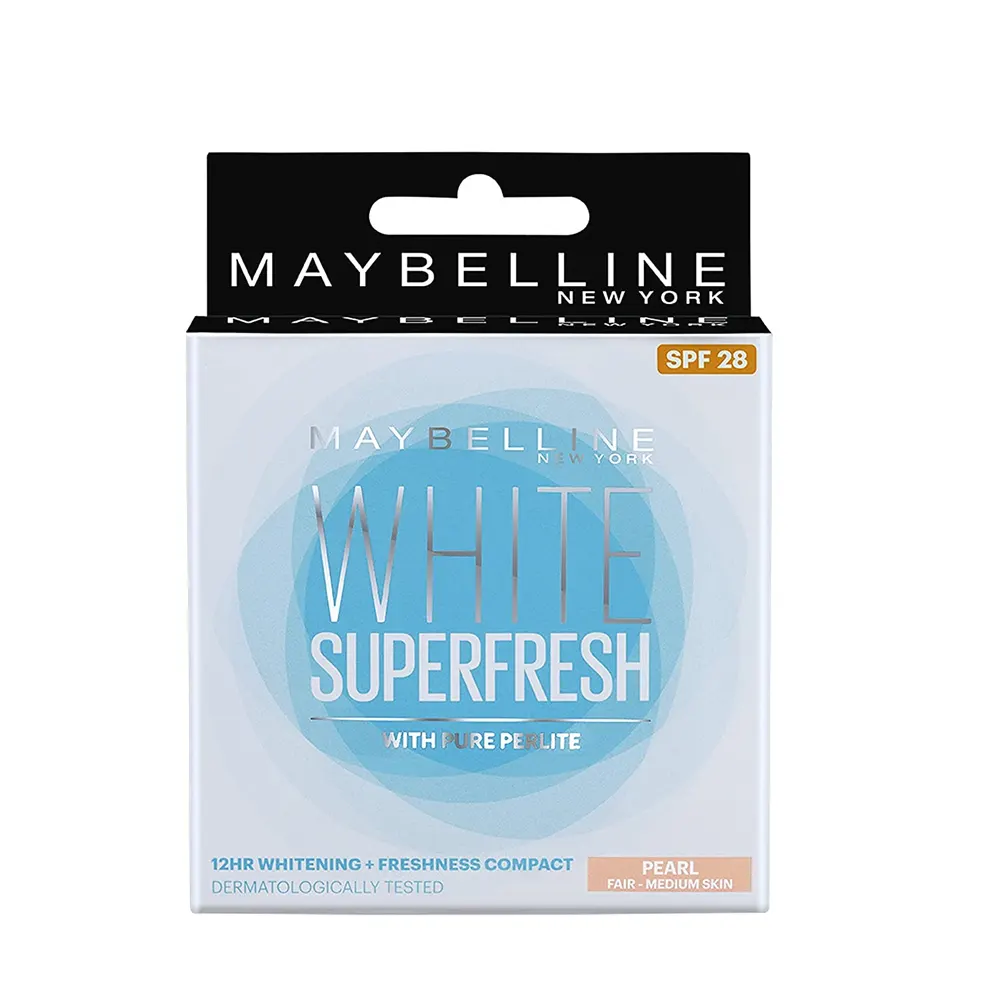 Maybelline White Superfresh12Hr Whitening + Freshness Compact Pearl Fair-Medium Skin 8G