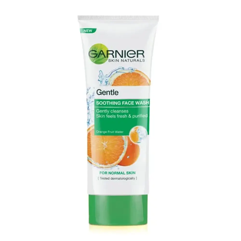 Garnier Gentle Soothing Face Wash Orange Fruit Water 50G