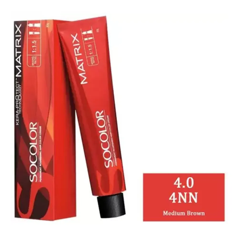 Matrix Socolor Kera-Protect Technology 4.0 4Nn Medium Brown 90G