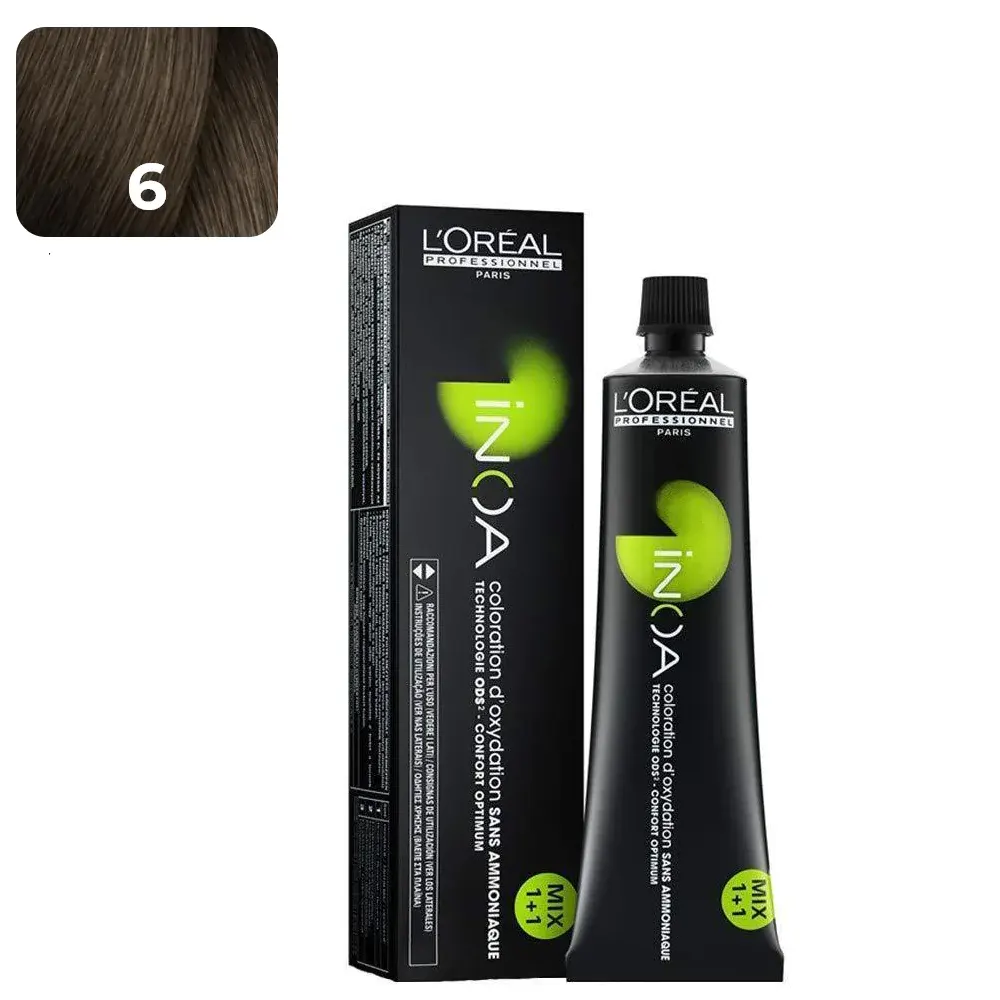 L'OREAL PROFESSIONAL PARIS INOVA 6 DARK BLONDE 60G
