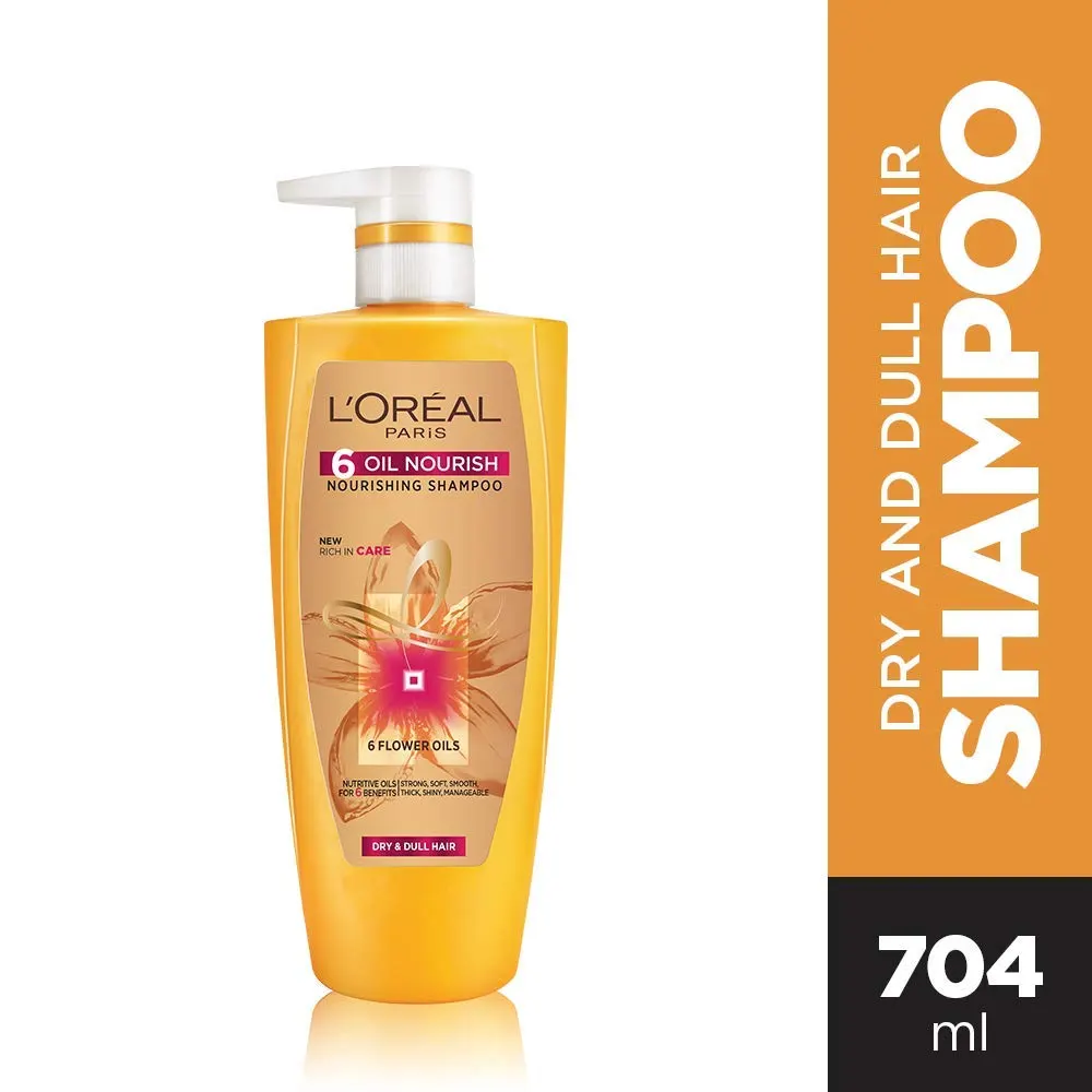 L'Oreal Paris 6 Oil Nourish Nourishing Shampoo 704Ml