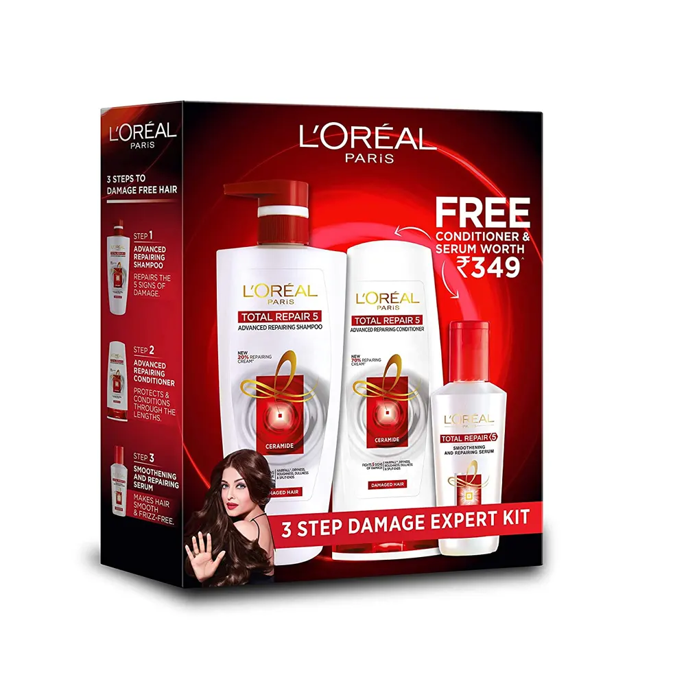 L'Oreal Paris 3 Step Damage Expert Kit 704Ml