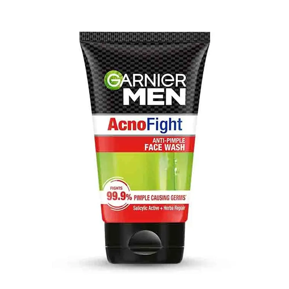 Garnier Men Acno Fight Anti Pimple Face Wash 100G.