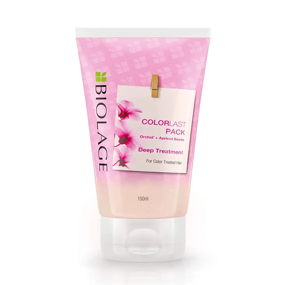 Biolage Color Last Pack Orchid + Apricot Seeds Deep Treatment For Color Treated Hair 100Ml