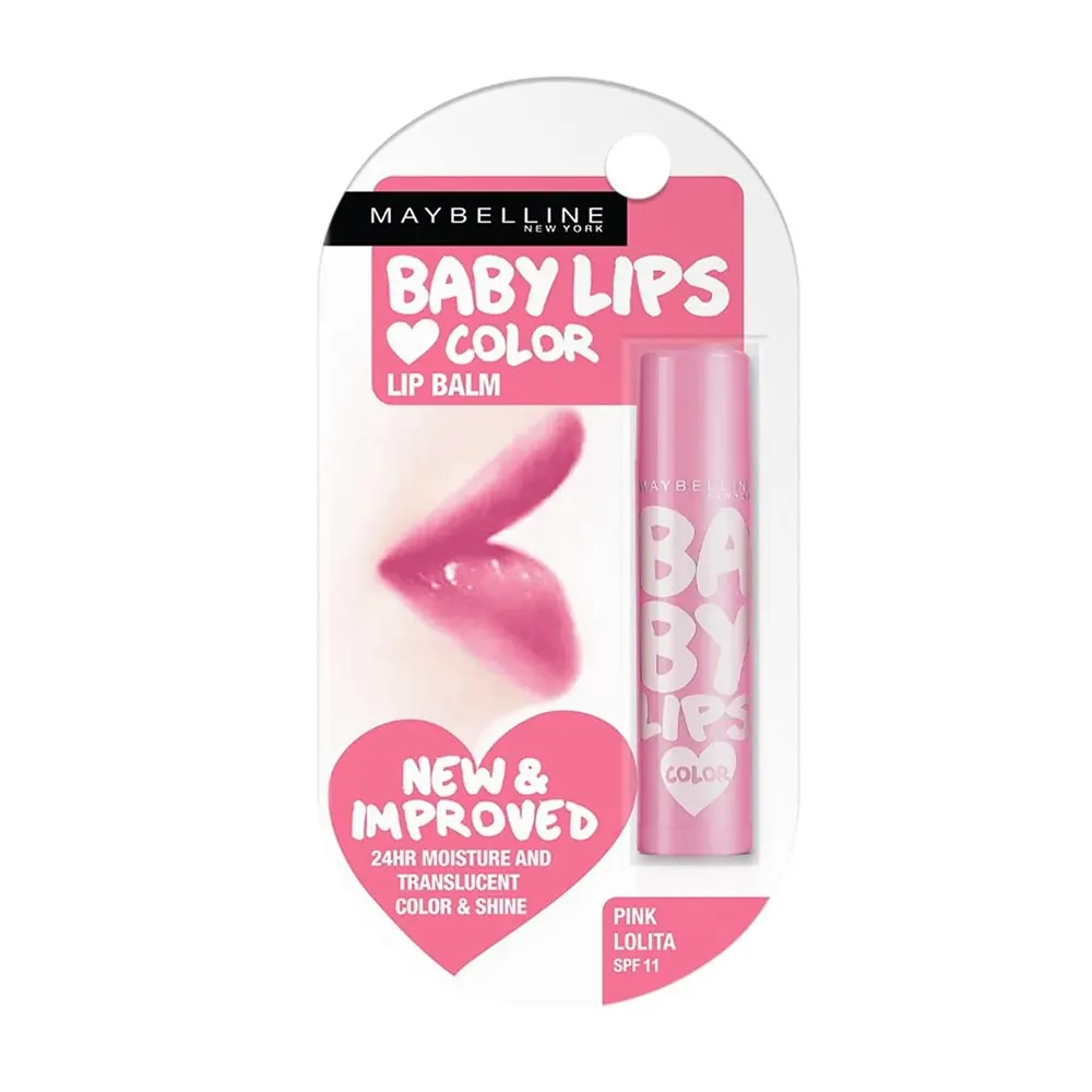 Maybelline Baby Lips Spf 20 Lip Balm Pink Lolita 4+4G