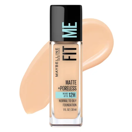 Maybelline New York Fit Me 120 Classic Ivory Matte + Porless Liquid Foundation For Normal To Oily Skin 30Ml