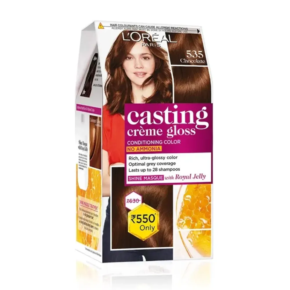 L'Oreal Paris 535 Chocolate Casting Creme Gloss 87.5G + 72Ml.