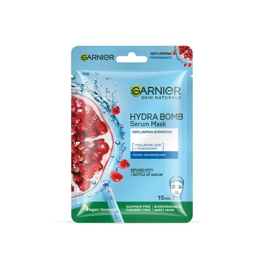 Garnier Skin Naturals Serum Mask Hydra Bomb Purifying And Hydrating Sheet Mask 28G