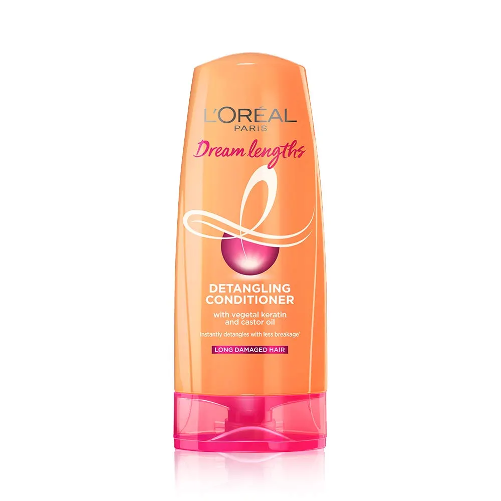 L'Oreal Paris Dream Lengths Detangling Conditioner With Vegetal Keratin And Castor Oil 82.5Ml