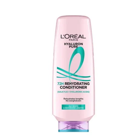 L'OREAL PARIS HYALURON PURE 72H REHYDRATING CONDITIONER OILY ROOTS AND DEHYDRATED LENGTHS 175ML