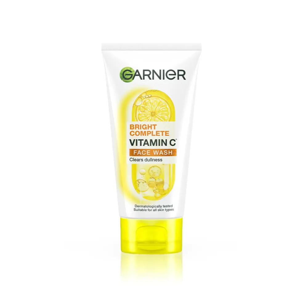Garnier Bright Complete Vitamin C Face Wash Clear Dullness 50G